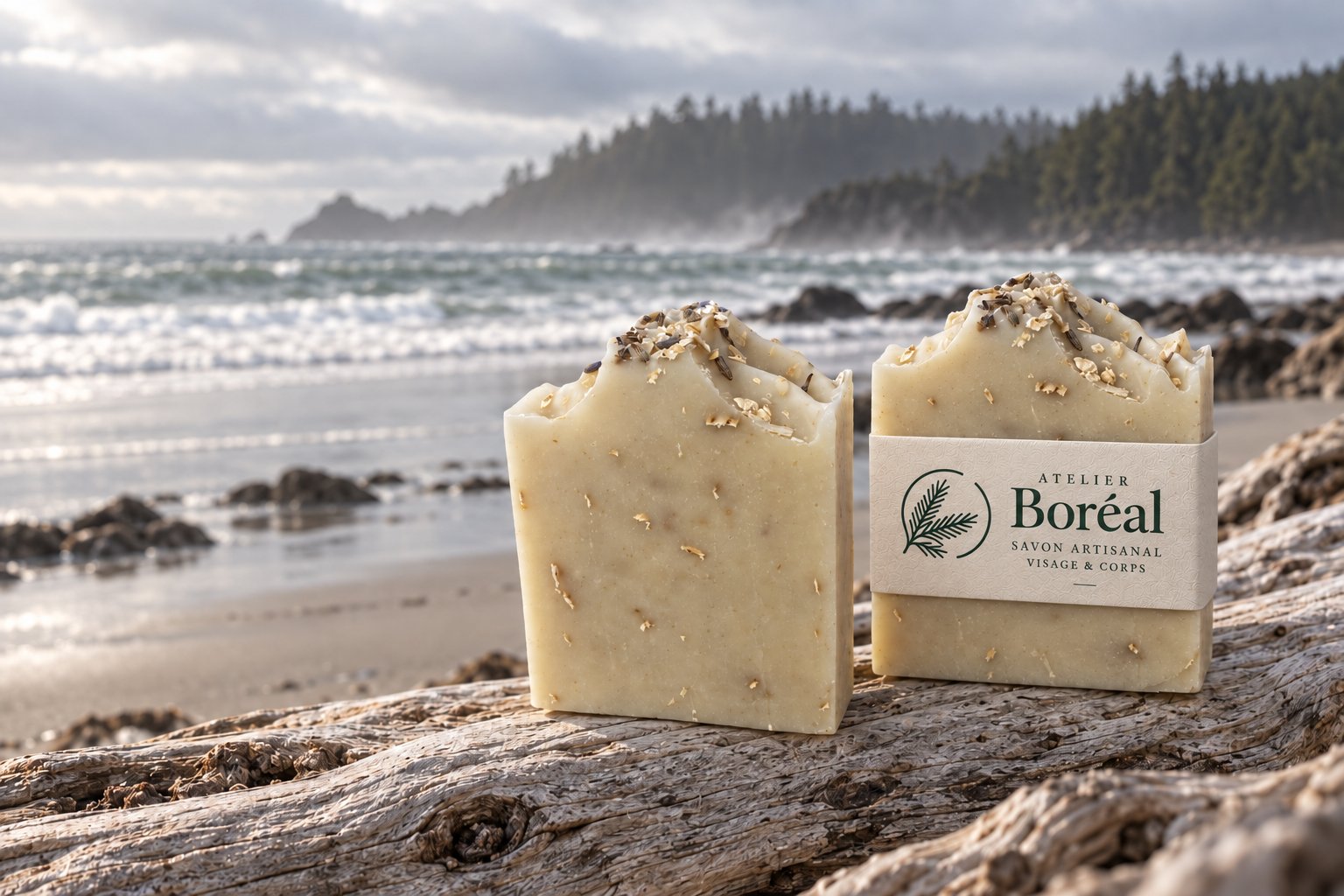 Savon Avoine & Lavande Atelier Boréal